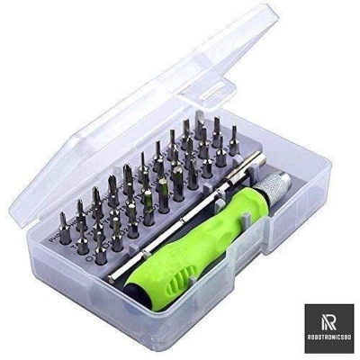 Picture of 32 in 1 multipurpose precision screwdriver Set Disassemble Electronic Repair Tool (Green)