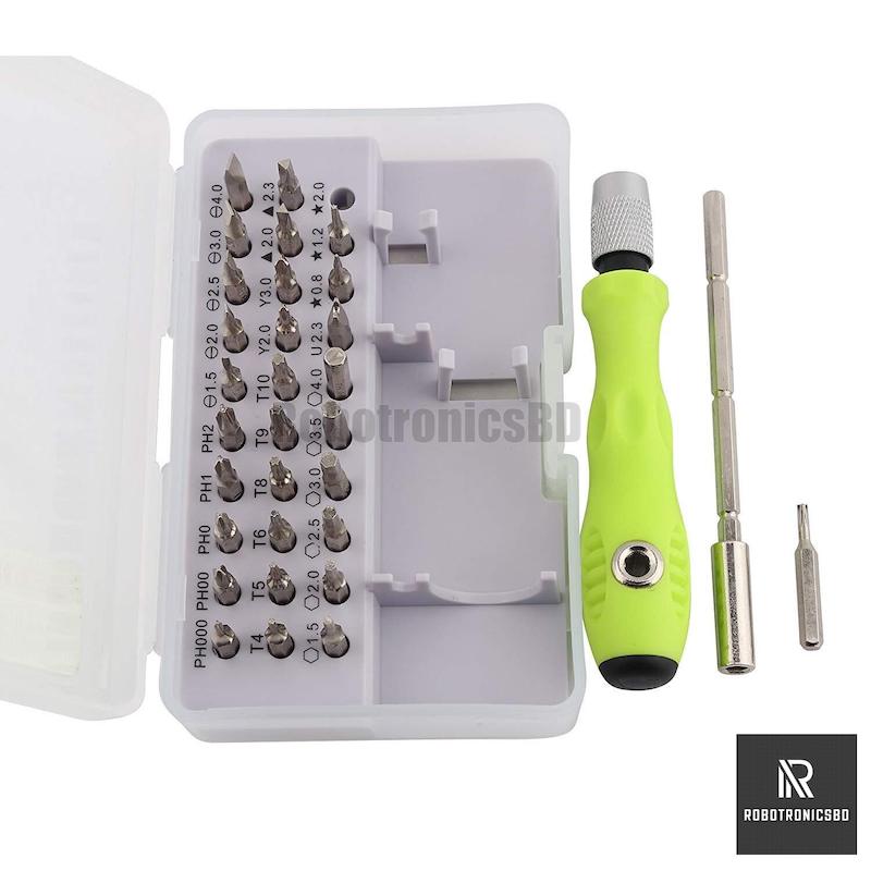 Picture of 32 in 1 multipurpose precision screwdriver Set Disassemble Electronic Repair Tool (Green)