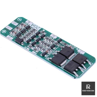 Picture of 3S 20A BMS Circuit Module Li-ion Lithium Battery Charger PCB BMS Protection Board 12.6V (Green)