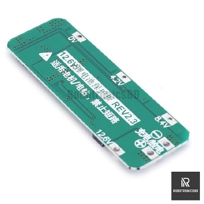 Picture of 3S 20A BMS Circuit Module Li-ion Lithium Battery Charger PCB BMS Protection Board 12.6V (Green)