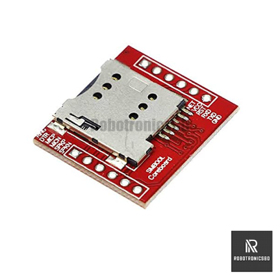 Picture of SIM800L Module Micro SIM Card Core Quad-Band TTL Serial Port Antenna PCB for  Arduino ESP Board (Red)