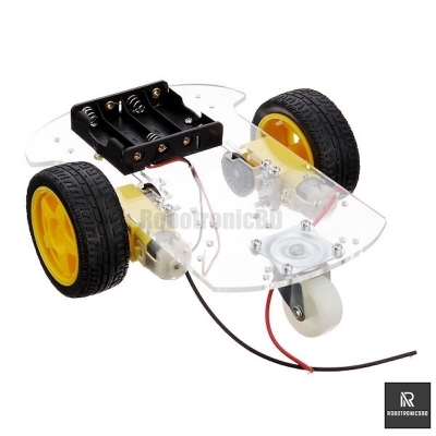 Picture of 2WD Smart Robot Car Chassis Kits For Arduino Robot Car | 2 Wheel Motor Chassis Kit (Multicolor)