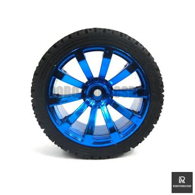 Picture of 65mm Rubber Wheel for Robot Car | Arduino DIY Smart Vehicle Wheel (1 pcs Wheel)