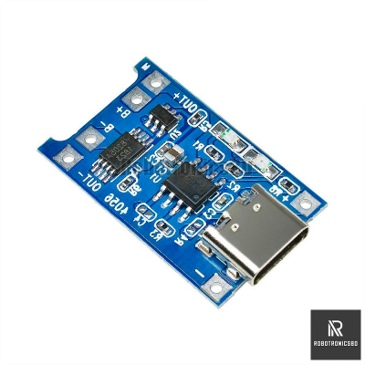 Picture of TP4056 Lithium Battery Charging Module (Type C USB Input) with Dual Protection (1 Pcs - Type C)