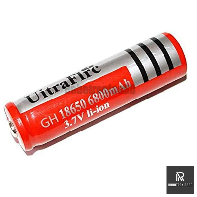 Picture of 3.7V Rechargeable Li-ion 18650 Battery (Red-1pcs)