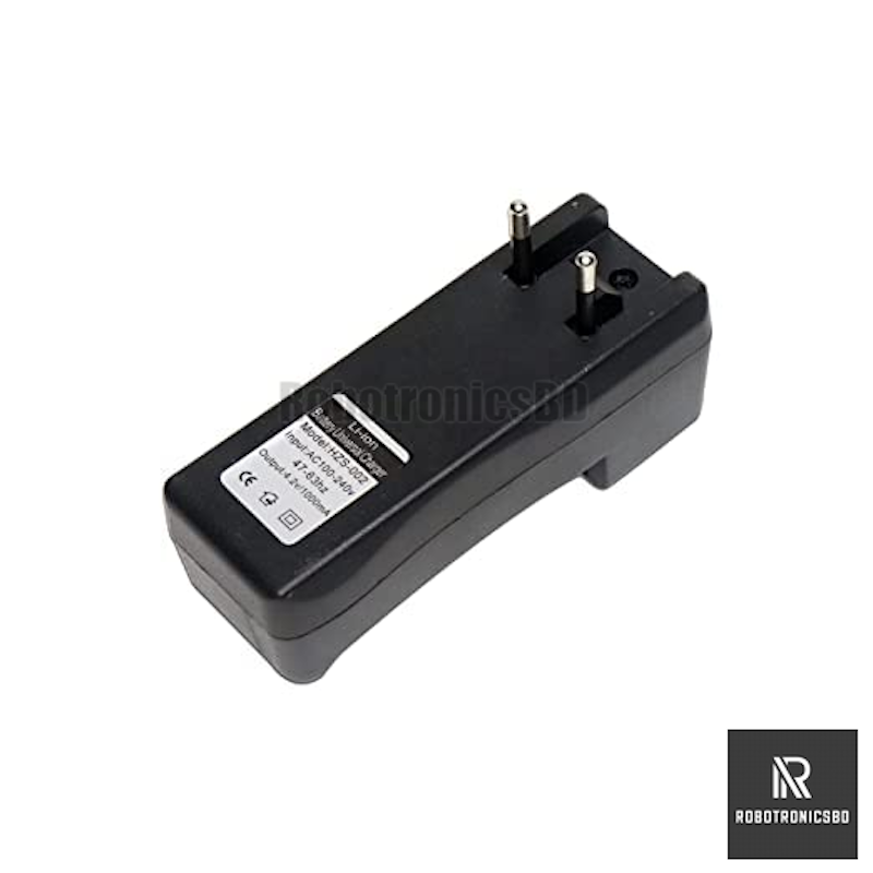 Picture of Li-ion Battery Universal Charger Dual 3.7V Battery (16340/10440/14500/18650 Battery Charger) (Black)