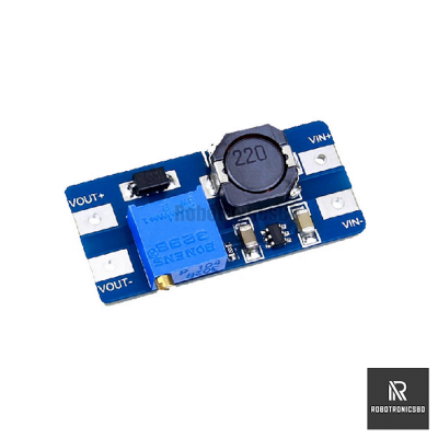 Picture of MT3608 Boost Converter DC-DC Adjustable Step Up Step Down 2V-24V To 5V-28V 2A (1 Pcs)