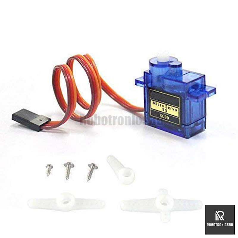 Picture of SG90 Micro Servo Motor 9g 180 Degree Rotation with Plastic Gear (1 pcs)