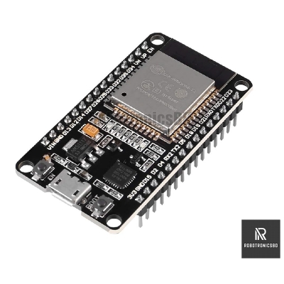 Picture of ESP32 Node MCU with CP2102  Wi-Fi Development Board 30pin for IoT Project (Black)