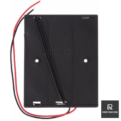 Picture of 3S 18650 Li-ion Battery Holder Case for 3.7V Battery 3 cell with Wire (Black)