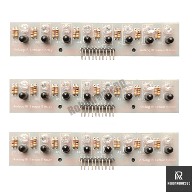 Picture of Line Follower 8 Array IR Sensor Module (3 Pcs)