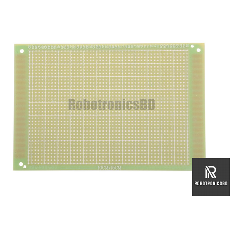 Picture of Single Side Geen Veroboard Dot 10x15cm Glass Fiber Stripboard PCB Printed Circuit Board Project Board (9x15cm)