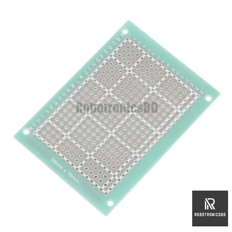 Picture of Single Side Geen Veroboard Dot 7x5cm Glass Fiber Stripboard PCB Printed Circuit Board Project Board (5x7cm)