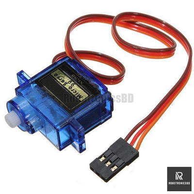 Picture of SG90 Micro Servo Motor 9g 180 Degree Rotation with Plastic Gear (2 Pcs)