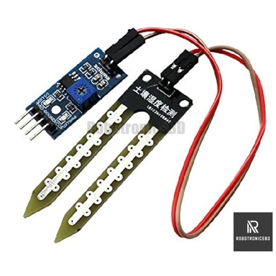 Picture of Soil Moisture Sensor Module for Arduino and Other Microcontrollers (2 Pcs)
