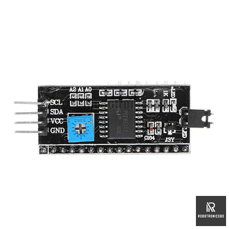 Picture of I2C LCD Display Module for Arduino, Raspberry Pi, ESP32 and other Microcontrollers (2 Pcs)