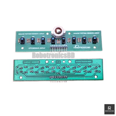 Picture of Line Follower 8 Array TCRT Sensor Module (Sensor+Ball Caster)