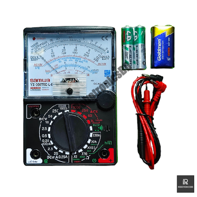 Picture of Analog Multimeter Samwa XY-360TRE | AC/DC Voltage, Current & Resistance Measurement Tool (Black)