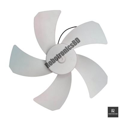 Picture of 8 Inch BLDC Brushless Fan Motor – 9V/12V Fan Core with 5 Blades | High Air Flow ()