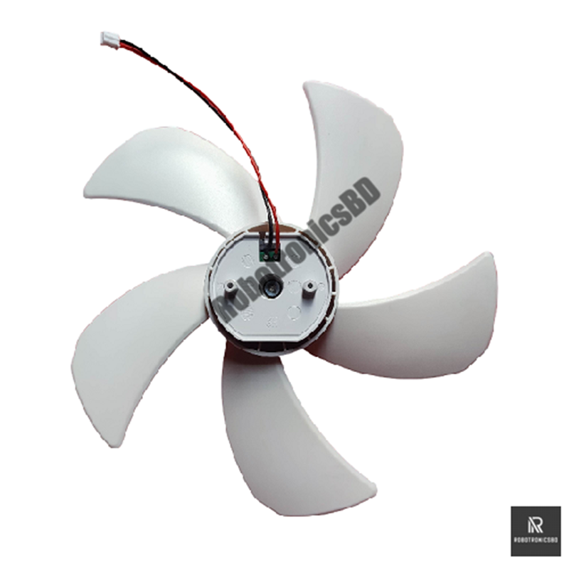 Picture of 8 Inch BLDC Brushless Fan Motor – 9V/12V Fan Core with 5 Blades | High Air Flow ()