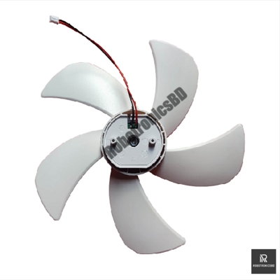 Picture of 8 Inch BLDC Brushless Fan Motor – 9V/12V Fan Core with 5 Blades | High Air Flow ()