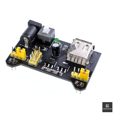 Picture of Breadboard Power Supply Module for Arduino and DIY Projects (Black)