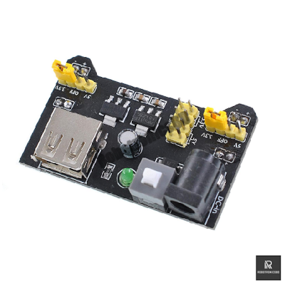 Picture of Breadboard Power Supply Module for Arduino and DIY Projects (Black)