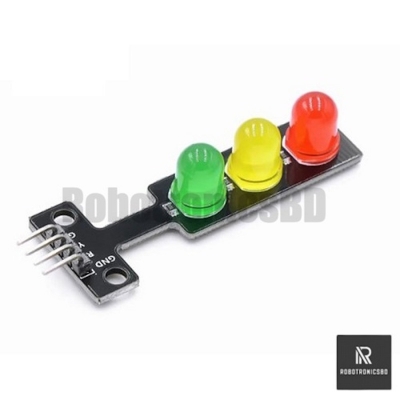 Picture of LED Traffic Light Module 5V | Arduino, Raspberry Pi & Microcontroller DIY Electronic Module | Educational Traffic Signal Simulation (2 Pcs)
