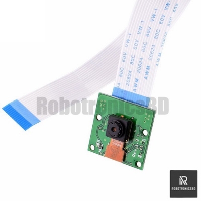 Picture of Raspberry Pi Camera Module 5MP V1.3 | CSI Interface Camera for Raspberry Pi | DIY Robotics, Surveillance & Electronics Projects (Green)