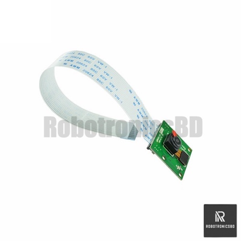 Picture of Raspberry Pi Camera Module 5MP V1.3 | CSI Interface Camera for Raspberry Pi | DIY Robotics, Surveillance & Electronics Projects (Green)