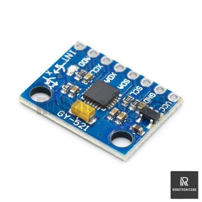 Picture of GY-521 MPU-6050 6DOF Module | 3-Axis Accelerometer & Gyroscope Sensor for Arduino, ESP32 & Robotics Projects (Blue)