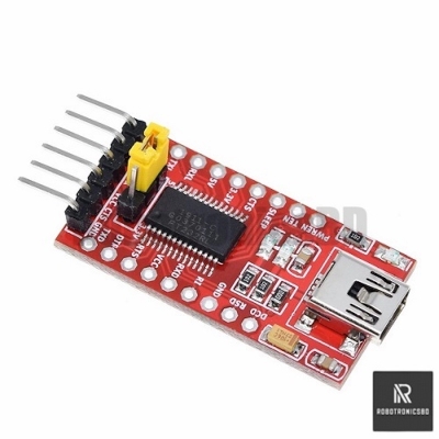 Picture of FT232RL USB to TTL Converter Module (Type-C & Type-B) | FTDI FT232RL Chip | Compatible with Arduino, ESP32, STM32 & DIY Electronics Projects (Type B)