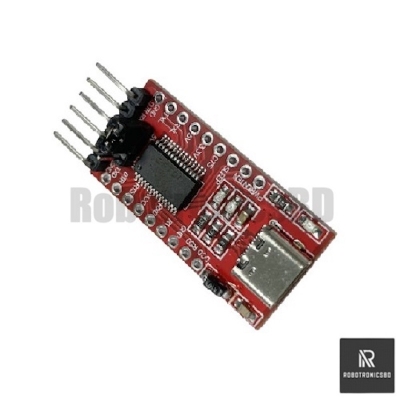 Picture of FT232RL USB to TTL Converter Module (Type-C & Type-B) | FTDI FT232RL Chip | Compatible with Arduino, ESP32, STM32 & DIY Electronics Projects (Type C)