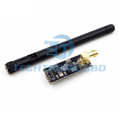 Picture of NRF24L01+PA+LNA Wireless Transceiver Module with Antenna | 2.4GHz Long Range SPI Module for Arduino, STM32, ESP32 & IoT Projects (1Pcs with Antenna)