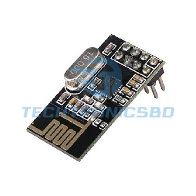 Picture of NRF24L01 Wireless Transceiver Module (Without Antenna) | 2.4GHz SPI Communication Module for Arduino, STM32 & IoT Projects (1 Pcs without Antena)