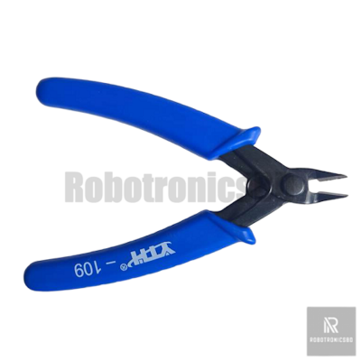 Picture of YTH-109 Cutting Pliers | Precision Wire Cutter for Electronics, PCB, and DIY Projects | Sharp Edge Nipper Tool (Blue)