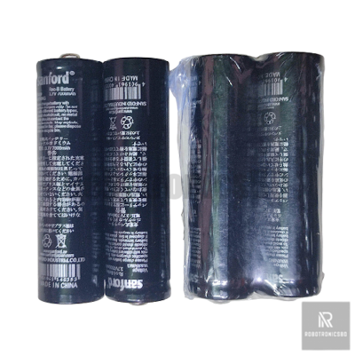 Picture of 18650 Sunford Rechargeable Battery | 3.7V Li-ion Cell | 1000-2200mAh (Approx.) | Ideal for Torch, Headlamp, Toys & DIY Electronics Arduino, ESP, RC Car Projects (4 Pcs)