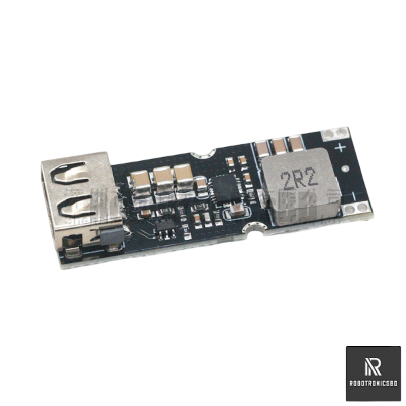 Picture of TPS61088 Boost Fast Charging Module | High-Power DC-DC Step-Up Converter | Fast Charge Power Supply Board for DIY Electronics (Black)