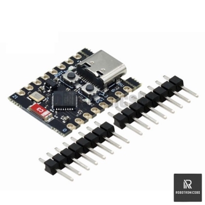 Picture of ESP32-C3 Development Board | RISC-V Single-Core Wi-Fi & Bluetooth 5 (BLE) Microcontroller | Type-C USB | Arduino, IoT & DIY Projects (Black)