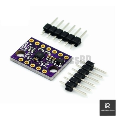 Picture of BMI160 6DOF Gyro & Accelerometer Sensor Module | 3-Axis Gyroscope + 3-Axis Accelerometer | Motion Sensor for Arduino, ESP32 & Robotics Projects (Purple)