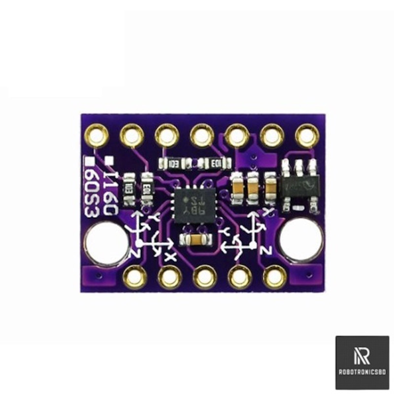Picture of BMI160 6DOF Gyro & Accelerometer Sensor Module | 3-Axis Gyroscope + 3-Axis Accelerometer | Motion Sensor for Arduino, ESP32 & Robotics Projects (Purple)