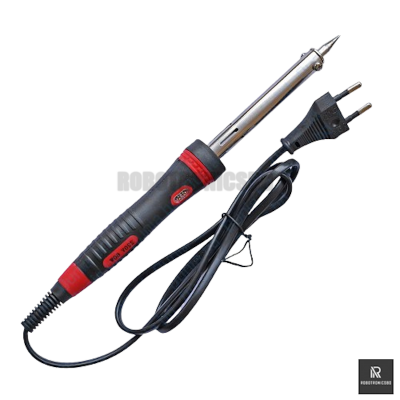 Picture of Soldering Iron Combo Pack | 7 in 1 Kit | 60W Soldering Iron with Indicator Light, DT830 Multimeter, Desoldering Pump, Soldering Stand, Solder Wire, Rosin, Paste | DIY & Electronics Repair Kit (Multicolor)