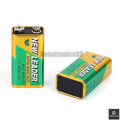 Picture of New Leader 9V Battery | Long-Lasting Power for Arduino, Multimeters, Toys, Remotes & More (2 pcs)