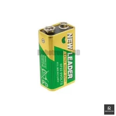 Picture of New Leader 9V Battery with Snap Connector | Ideal for Arduino, Multimeters, Toys & DIY Projects (1 pcs battery)