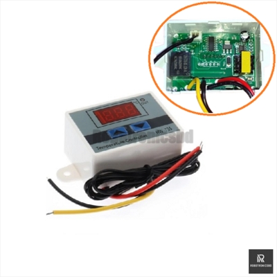 Picture of W3001 Digital Temperature Controller with Chopper Circuit AC 220V | 10A | 1500W | Heating & Cooling | Precise Thermostat with Fan/Motor Speed Control (Chopper Integrated) (Chopper)