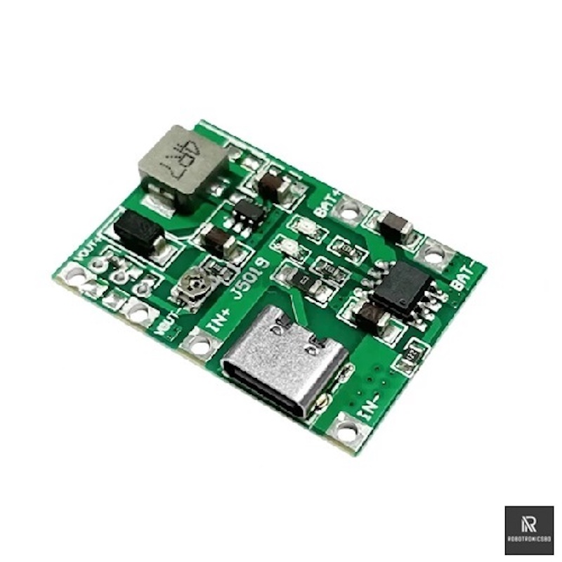 Picture of J5019 Type-C DC to DC Step-Up Boost Converter Module | Mini UPS | Voltage Booster | Power Bank DIY | Adjustable Output (Type - C)