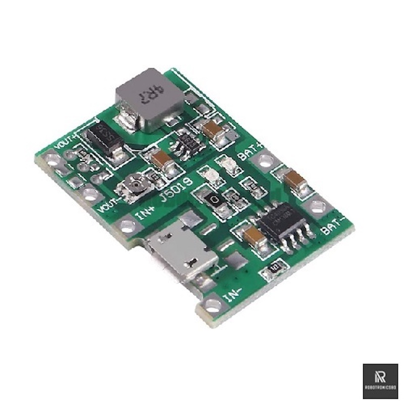 Picture of J5019 Type-C DC to DC Step-Up Boost Converter Module | Mini UPS | Voltage Booster | Power Bank DIY | Adjustable Output (Type - micro)