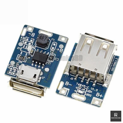 Picture of Mini USB Power Bank Circuit | 5V 1A Output | DIY Portable Battery Charger Module 1 pcs (5 pcs)