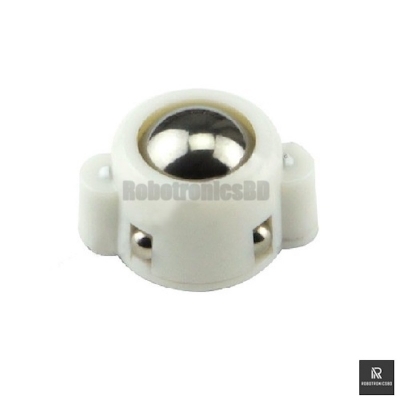 Picture of N20 Ball Caster Wheel | Omni-Directional Support Wheel for Smart Robot Car Chassis (White)