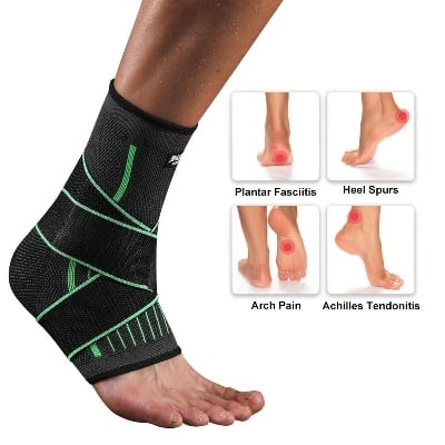 Picture of Elastic Ankle Brace Compression Sleeve Foot Support